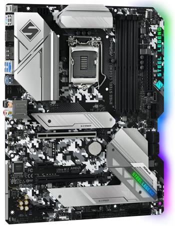 ASRock B460 Steel Legend / LGA1200 / Intel B460 / 4x DDR4 DIMM / HDMI / DP / USB-C / 2x M.2 / ATX