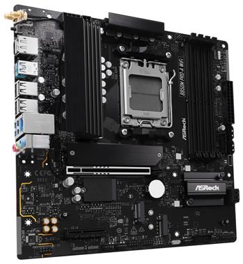 ASRock B850M Pro-A WiFi / AMD B850 / AM5 / 4x DDR5 DIMM / 3x M.2 / HDMI / DP / USB-C / WiFi / mATX