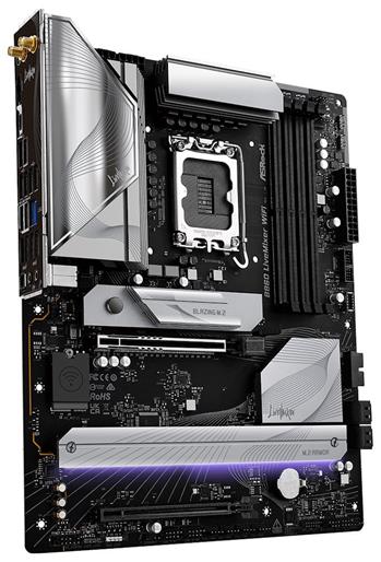 ASRock B860 LiveMixer WiFi / Intel B860 / LGA1851 / 4x DDR5 / 3x M.2 / HDMI / Thunderbolt 4 / WiFi / ATX