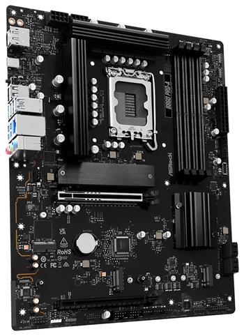 ASRock B860 Pro-A / Intel B860 / LGA1851 / 4x DDR5 / 3x M.2 / HDMI / DP / USB-C / ATX