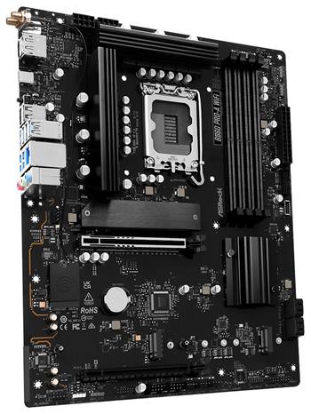 ASRock B860 Pro-A WiFi / Intel B860 / LGA1851 / 4x DDR5 / 3x M.2 / HDMI / DP / USB-C / WiFi / ATX