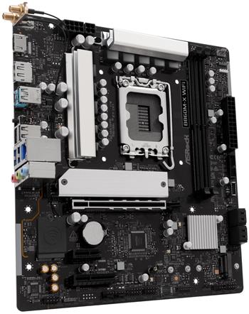 ASRock B860M-X WiFi / Intel B860 / LGA1851 / 2x DDR5 / 2x M.2 / HDMI / DP / USB-C / WiFi / mATX