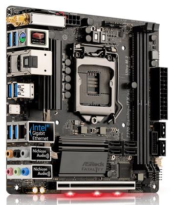 ASRock Fatal1ty Z370 GAMING-ITX/AC/ LGA1151 / 2x DDR4 DIMM / M.2 / HDMI / DP / Thunderbolt / mini-ITX