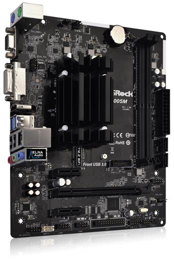 ASRock J4005M / Gemini Lake / Celeron J4005 / 2x DDR4 DIMM / PCIe / VGA / DVI-D / HDMI / mATX