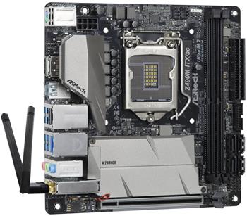 ASRock Z490M-ITX/AC / LGA 1200 / Intel Z490 / 2x DDR4 DIMM / HDMI / DP / 2x M.2 / USB Type-C / Wi-Fi / Mini-ITX