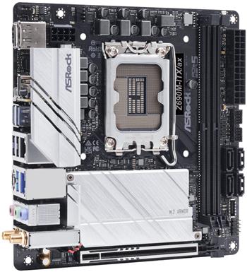 ASRock Z690M-ITX/ax / LGA1700 / Intel Z690 / 2x DDR4 / 2x M.2 / HDMI / DP / USB-C / WiFi / Mini-ITX