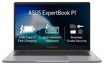 ASUS ExpertBook P1/ i5-13420H/ 16GB DDR/ 512GB SSD/ Intel® UHD/ 15,6"FHD,matný/ W11P/ šedý