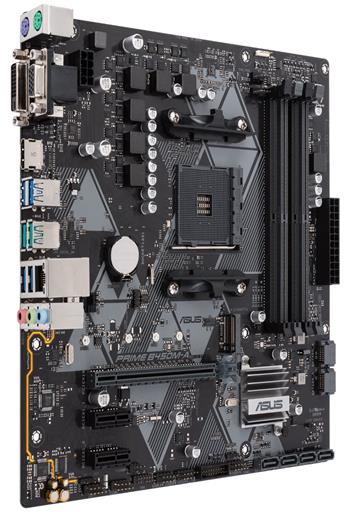 ASUS PRIME B450M-A / B450 / AM4 / 4x DDR4 DIMM / M.2 / VGA /DVI-D / HDMI / mATX