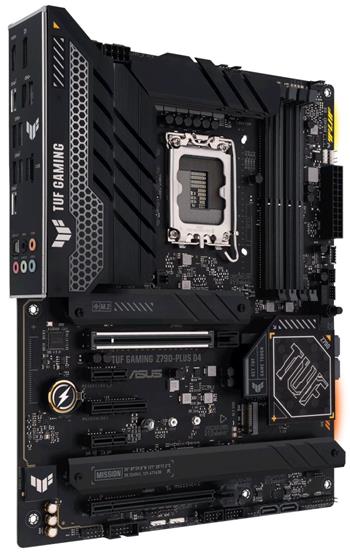 ASUS TUF GAMING Z790-PLUS D4 / Intel Z790 / LGA1700 / 4x DDR4 / 4x M.2 / HDMI / DP / USB-C / ATX