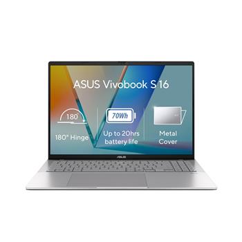 ASUS Vivobook S 16/S3607VA-RP097W/5-210H/16"/WUXGA/16GB/512GB/Intel int/W11H/Silver/2R