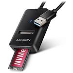AXAGON ADM2-AM USB-A 10Gbps - M.2 NVMe & SATA SSD adaptér, kabel USB-A 10cm