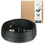 AXAGON ADR-215, USB 2.0 A-M -> A-F aktivní prodlužovací / repeater kabel, 15m