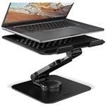 AXAGON hliníkový stojan pro notebooky velikosti 10" - 17,3" s 360°rotací / STND-LR / černý