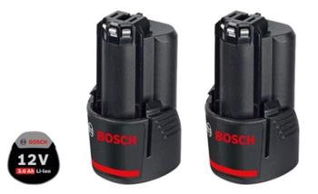 Bosch 2x GBA 12V 3,0Ah, Akumulátor