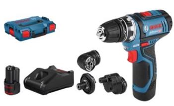 Bosch GSR 12V-15 FC Set, Vrtací šroubovák FlexiClick