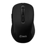 C-TECH WLM-12BK/Ergonomická/Optická/Pro praváky/1 600 DPI/USB+BT/Černá