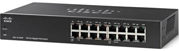 Cisco SG110-16 Half POE 16-Port PoE Gigabit Switch