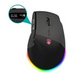 CONNECT IT FOR HEALTH ergonomická vertikální myš s displejem, bezdrátová,2x BT,USB 2,4GHz, RGB Podsvícení, černá