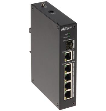 Dahua PoE switch (4x PoE, Unmanaged) PFS3106-4P-60