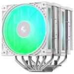 DEEPCOOL chladič AG620 G2 WH ARGB/ 2x 120mm fan / 6x heatpipes / PWM / pro Intel i AMD / bílý