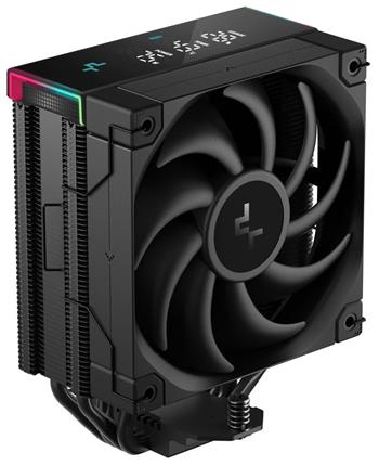 DEEPCOOL chladič AK400 Digital Pro / 120mm fan / 4x heatpipes / PWM / pro Intel i AMD / černý / dig.disp. více hodnot