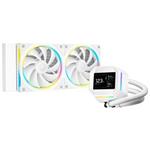 DEEPCOOL vodní chladič LM240 WH / 2x120mm ARGB fan / 4pin PWM / displej /  bílý
