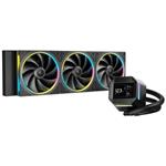 DEEPCOOL vodní chladič LM360 / 3x120mm ARGB fan / 4pin PWM / displej / černý