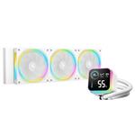 DEEPCOOL vodní chladič LQ360 Ultra ARGB / 3x120mm ARGB fan / displej / bílý