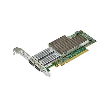 DELL Broadcom 57508/ 2-portová 100Gb QSFP PCIe Full Height V2 síťová karta/ Full Height/ plná výška/ full profile