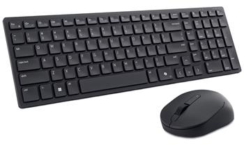 DELL KM555/ US Mezinárodní/ bezdrátová tichá klávesnice + myš/ USB/ černá