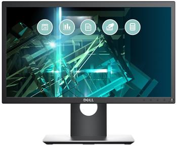 DELL P2018H Professional/ 20" LED/ 16:9/ 1600x900/ 1000:1/ 5ms/ 4x USB/ VGA/ DP/ HDMI/ 3YNBD on-site