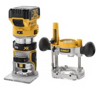 Dewalt Aku kombinovaná frézka 18V 2x5,0Ah