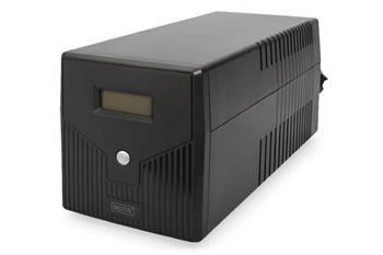 DIGITUS Professional Line-Interactive UPS, 2000VA / 1200W 12V / 9Ah x2 baterie, 4x CEE 7/7, AVR, USB, RS232, RJ11 / 45,