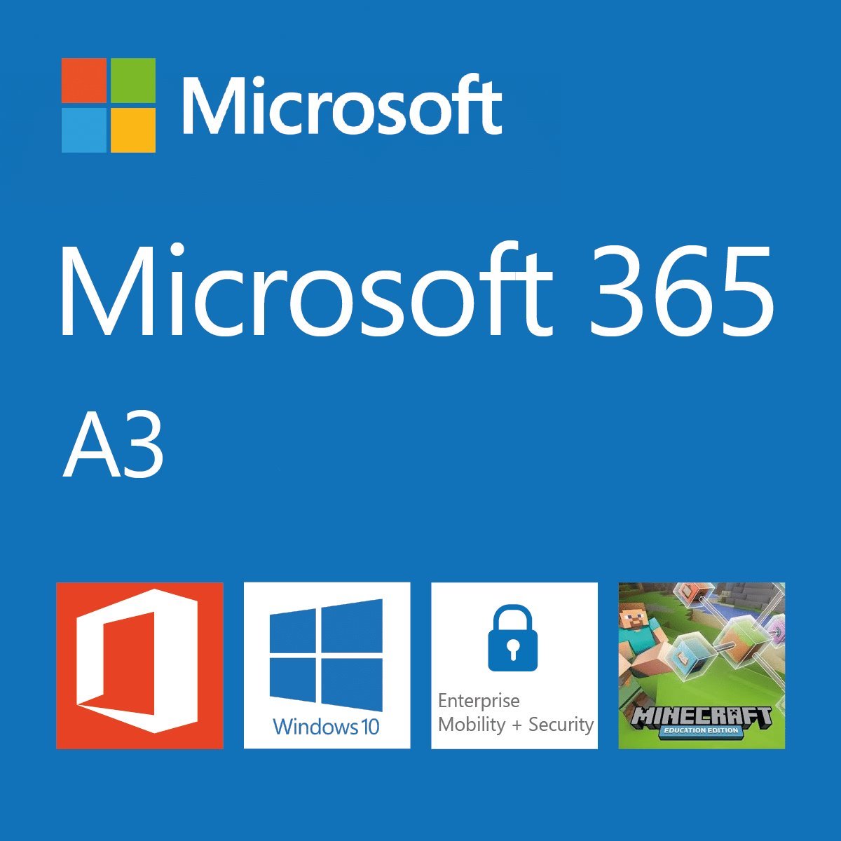 Elektronická licence: Microsoft 365 A3 CSP - Unattended License for students (pro studenty) předplatné 1 rok, vyúčtován