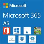 Elektronická licence: Microsoft 365 A5 for students use benefit (pro studenty zdarma) předplatné 1 rok, vyúčtování ročn