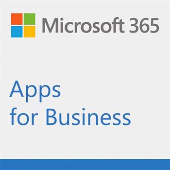 Elektronická licence: Microsoft CSP Microsoft 365 Apps for business předplatné 1 měsíc, vyúčtování ročně