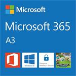 Elektronicky: Microsoft CSP Microsoft 365 A3 for students (pro studenty) předplatné 1 rok, vyúčtování ročně