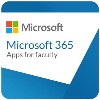 Elektronicky: Microsoft CSP Microsoft 365 Apps for faculty (pro školy) předplatné 1 rok, vyúčtování měsíčně
