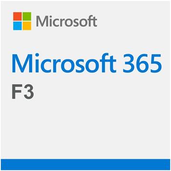 Elektronicky: Microsoft CSP Microsoft 365 F3 předplatné 1 rok, vyúčtování měsíčně
