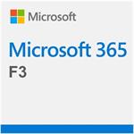 Elektronicky: Microsoft CSP Microsoft 365 F3 předplatné 1 rok, vyúčtování měsíčně