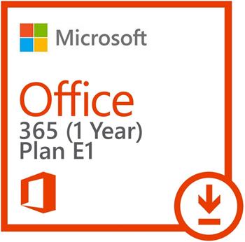 Elektronicky: Microsoft CSP Office 365 E1 předplatné 1 rok, vyúčtování ročně