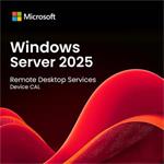 Elektronicky: Microsoft CSP Windows Server 2025 Remote Desktop Services 1 Device CAL - trvalá licence