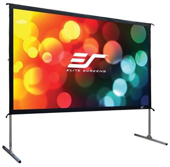 ELITE SCREENS plátno mobilní outdoor stativ 110" (279,4 cm)/ 16:9/ 137,2 x 243,8 cm/ hliníkový rám/ Gain 1,1/ CineWhite