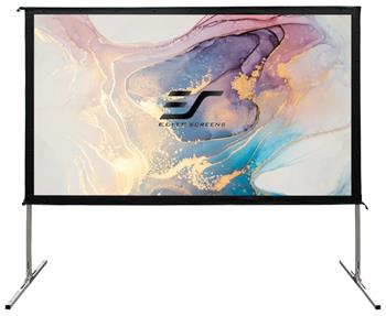 ELITE SCREENS plátno mobilní outdoor stativ 180" (457,2cm)/ 16:9/ 224×398,5cm/ hliníkový/ přední a zadní projekce