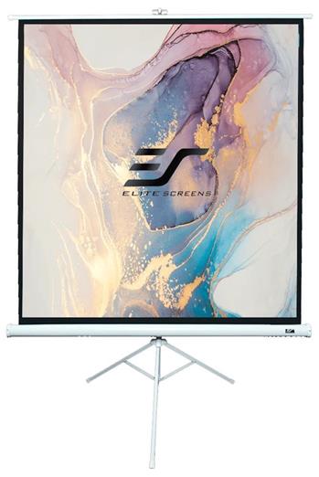 ELITE SCREENS plátno mobilní trojnožka 71" (180,3cm)/ 1:1/ 127×127cm/ gain 1.1/ case bílý