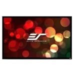 ELITE SCREENS plátno v pevném rámu 110" (279,4cm)/ 16:9/ 137,2×243,8cm/ gain 1.1/ rám černý 6cm