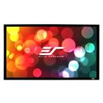 ELITE SCREENS plátno v pevném rámu 92" (233,7cm)/ 16:9/ 114,5×203,7cm/ gain 1.1/ rám černý 6cm