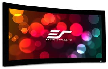 ELITE SCREENS plátno v pevném rámu prohnuté 150" (381cm)/ 16:9/ 186,9×332cm/ gain 1.1/ CineWhite/ rám 6cm