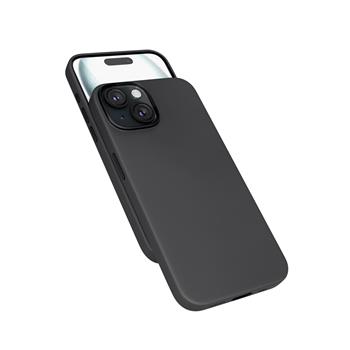 Epico Mag+ kožený kryt iPhone 15 Plus - černá