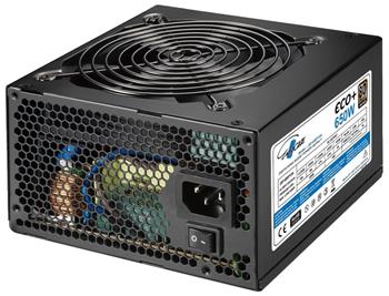 EUROCASE zdroj Eco+ 650W / 80+BRONZE / 12cm fan / PFC ATX 20/24pin / 6x SATA